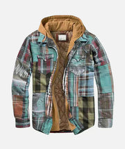 Darwin Stylish Patchwork Plaid Jacket